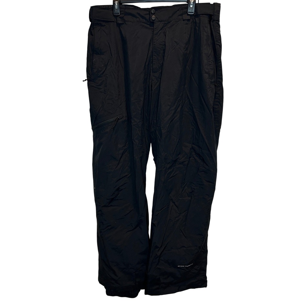 Columbia Snow Pants XL Mens Black Omni-Shield Insulated Ski Snowboard Trousers